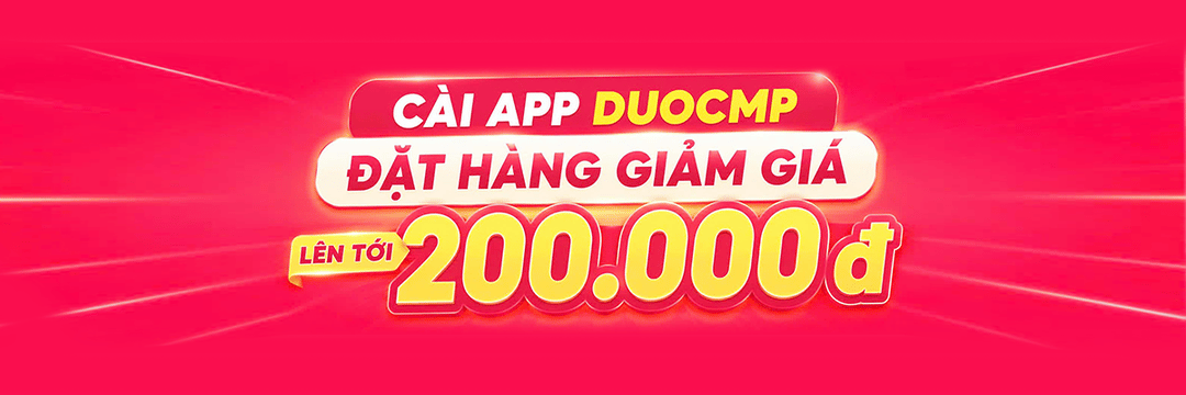 Cài App Duocmp đặt hàng giảm giá lên tới 200.000đ